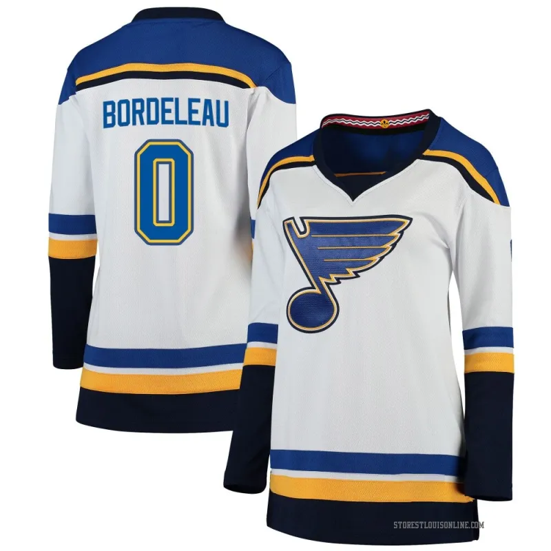 Women's Thomas Bordeleau St. Louis Blues Away Jersey - White Breakaway