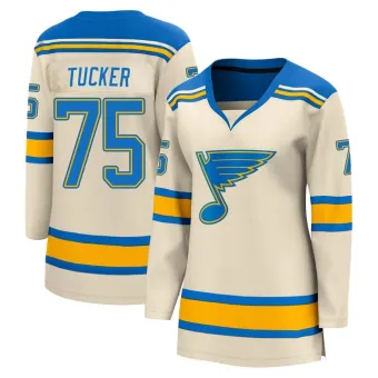 Women's Tyler Tucker St. Louis Blues 2022 Winter Classic Jersey - Cream Breakaway
