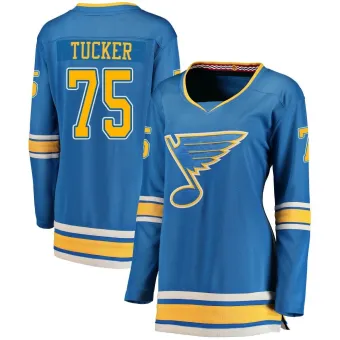 Women's Tyler Tucker St. Louis Blues Alternate Jersey - Blue Breakaway
