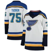 Women's Tyler Tucker St. Louis Blues Away Jersey - White Breakaway