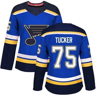 Women's Tyler Tucker St. Louis Blues Home Jersey - Blue Authentic