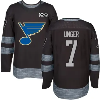 Youth Garry Unger St. Louis Blues 1917-2017 100th Anniversary Jersey - Black Authentic
