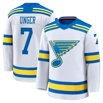 Youth Garry Unger St. Louis Blues Away 2025 Jersey - White Premium