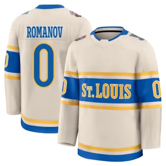 Youth Georgi Romanov St. Louis Blues 2025 Winter Classic Jersey - Cream Premium