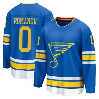 Youth Georgi Romanov St. Louis Blues Home 2025 Jersey - Blue Breakaway