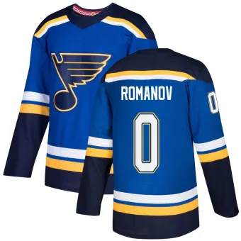Youth Georgi Romanov St. Louis Blues Home Jersey - Blue Authentic