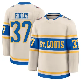 Youth Jack Finley St. Louis Blues 2025 Winter Classic Jersey - Cream Premium