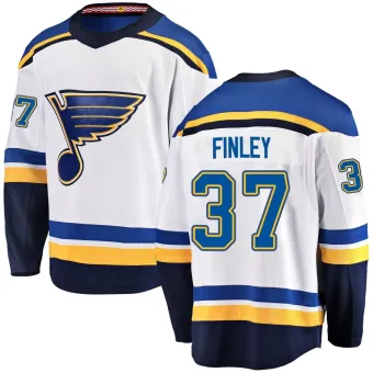 Youth Jack Finley St. Louis Blues Away Jersey - White Breakaway
