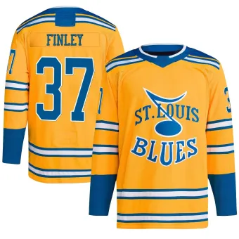 Youth Jack Finley St. Louis Blues Reverse Retro 2.0 Jersey - Yellow Authentic