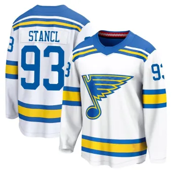 Youth Jakub Stancl St. Louis Blues Away 2025 Jersey - White Breakaway