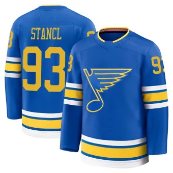Youth Jakub Stancl St. Louis Blues Home 2025 Jersey - Blue Premium