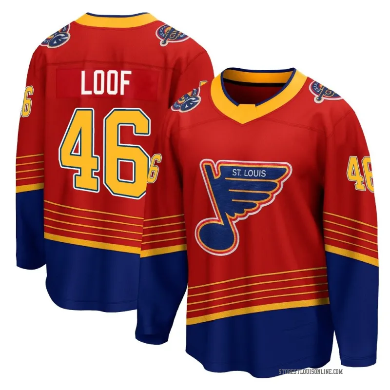 Youth Leo Loof St. Louis Blues 2020/21 Special Edition Jersey - Red Breakaway
