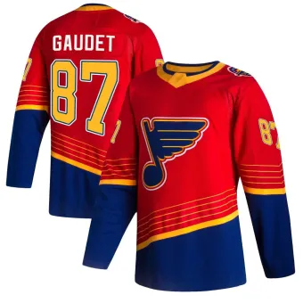 Youth Marc-Andre Gaudet St. Louis Blues 2020/21 Reverse Retro Jersey - Red Authentic