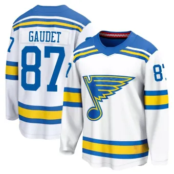 Youth Marc-Andre Gaudet St. Louis Blues Away 2025 Jersey - White Breakaway