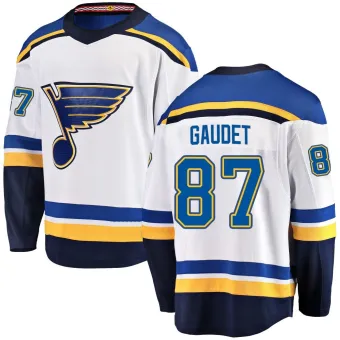 Youth Marc-Andre Gaudet St. Louis Blues Away Jersey - White Breakaway