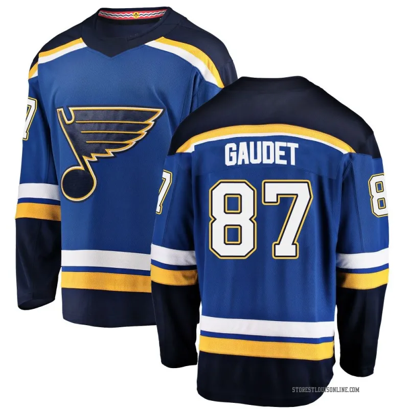 Youth Marc-Andre Gaudet St. Louis Blues Home Jersey - Blue Breakaway