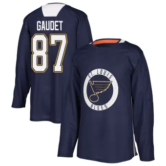 Youth Marc-Andre Gaudet St. Louis Blues Practice Jersey - Blue Authentic