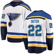 Youth Ryan Suter St. Louis Blues Away Jersey - White Breakaway