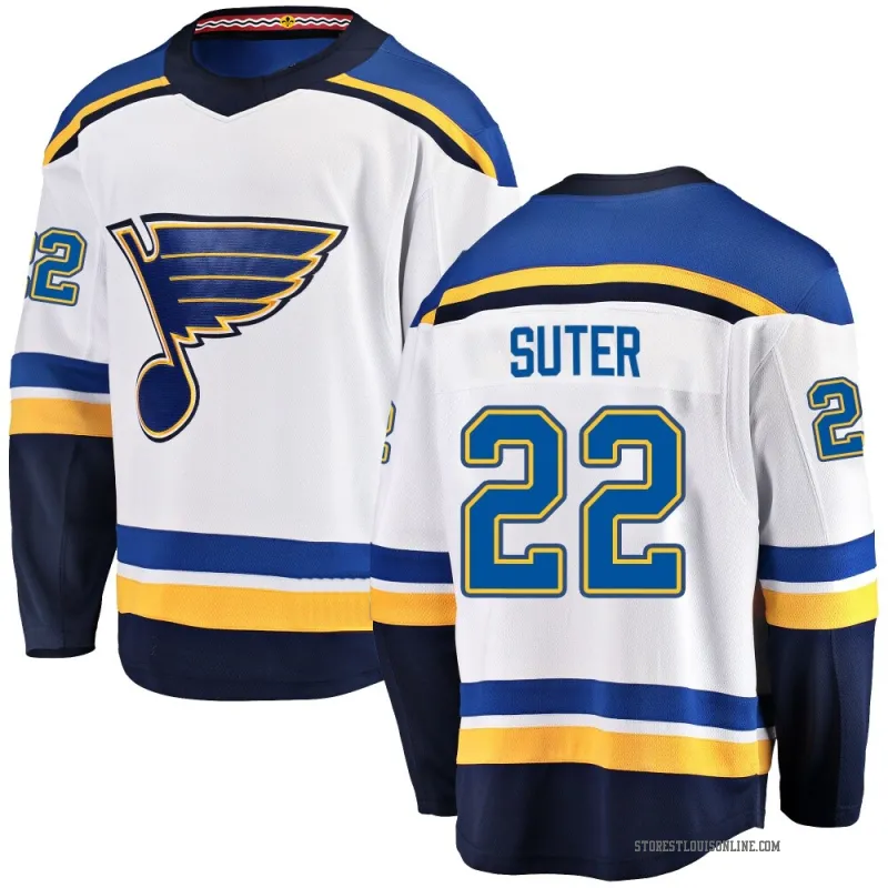 Youth Ryan Suter St. Louis Blues Away Jersey - White Breakaway