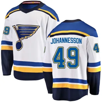 Youth Samuel Johannesson St. Louis Blues Away Jersey - White Breakaway