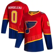 Youth Thomas Bordeleau St. Louis Blues 2020/21 Reverse Retro Jersey - Red Authentic