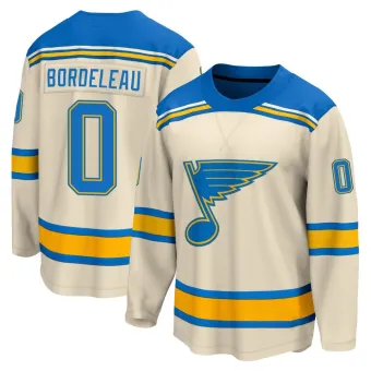 Youth Thomas Bordeleau St. Louis Blues 2022 Winter Classic Jersey - Cream Breakaway