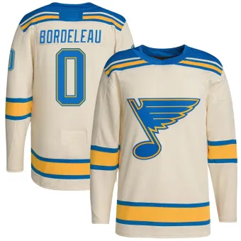 Youth Thomas Bordeleau St. Louis Blues 2022 Winter Classic Player Jersey - Cream Authentic