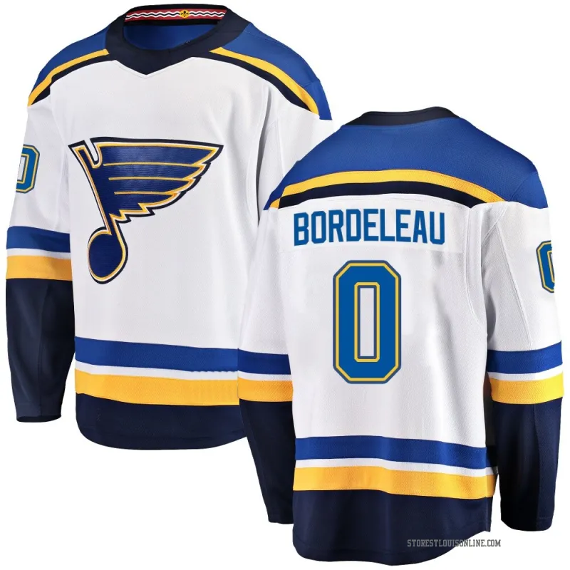 Youth Thomas Bordeleau St. Louis Blues Away Jersey - White Breakaway