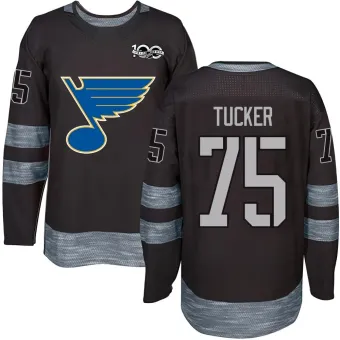 Youth Tyler Tucker St. Louis Blues 1917-2017 100th Anniversary Jersey - Black Authentic