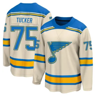 Youth Tyler Tucker St. Louis Blues 2022 Winter Classic Jersey - Cream Breakaway