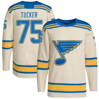 Youth Tyler Tucker St. Louis Blues 2022 Winter Classic Player Jersey - Cream Authentic