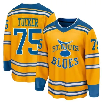 Youth Tyler Tucker St. Louis Blues Special Edition 2.0 Jersey - Yellow Breakaway